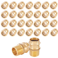 30 Pcs 3/4" Press x 3/4" Male Brass Adapter (Lead Free) Plumbingsell