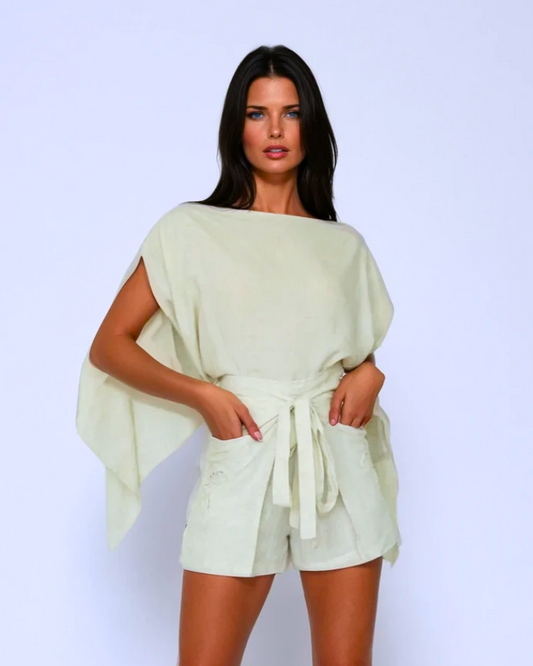 Baliawear Baliawear Palm Pocket Short - Linen