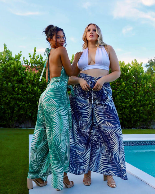 Pant to Jumpsuit - Island Print