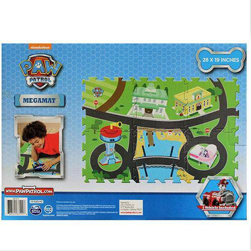 ToyShnip ToyShnip Paw Patrol - 6 Tiles 28 x 19 Inch Mega Floor Mat with Vehicle – EzBuyCo
