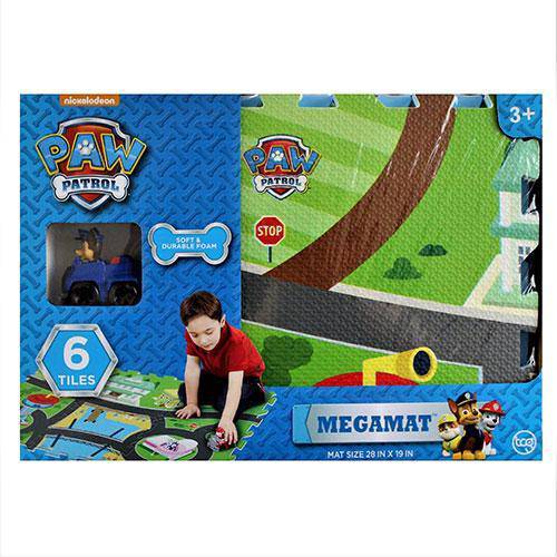 ToyShnip ToyShnip Paw Patrol - 6 Tiles 28 x 19 Inch Mega Floor Mat with Vehicle – EzBuyCo