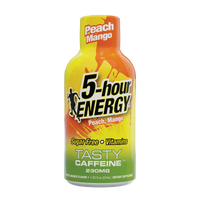 Peach Mango Flavor Extra Strength 5-hour ENERGY Shots