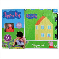 ToyShnip ToyShnip Peppa Pig - 6 Tiles 28 x 19 Inch Mega Floor Mat with Vehicle – EzBuyCo