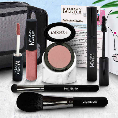 The Perfection Collection | Customizable, Talc-free, Silicone-free Makeup Set - Select Your Own Shades Mommy Makeup