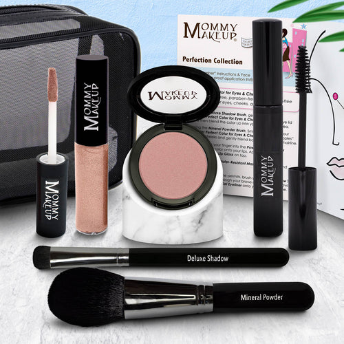 The Perfection Collection | Customizable, Talc-free, Silicone-free Makeup Set - Select Your Own Shades Mommy Makeup