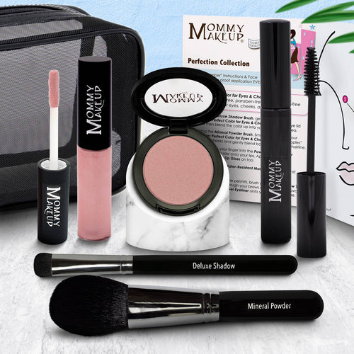 The Perfection Collection | Customizable, Talc-free, Silicone-free Makeup Set - Select Your Own Shades Mommy Makeup
