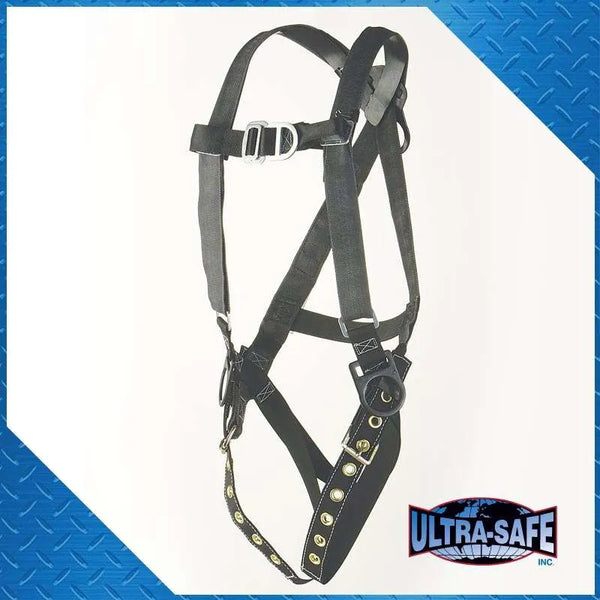 Climbing Type Pillow-Flex Harness w/ D-Ring on Center Back, Front, and Hips RatchetStrap.Com