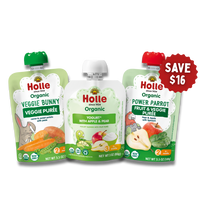 Power Greens Bundle: Veggie Bunny, Power Parrot, Apple & Pear Yogurt