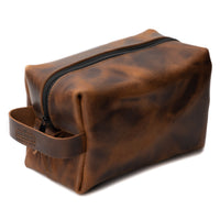 Leather Toiletry Bag for Men | Dopp Kit / Travel Pack Main Street Forge