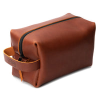 Leather Toiletry Bag for Men | Dopp Kit / Travel Pack Main Street Forge
