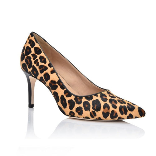 Deborah Leopard Lux Hair Calf Joan Oloff Shoes