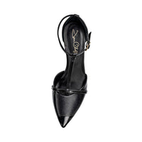 Desiree Black Nappa / Black Patent Joan Oloff Shoes