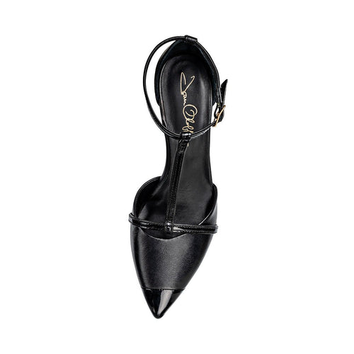 Desiree Black Nappa / Black Patent Joan Oloff Shoes