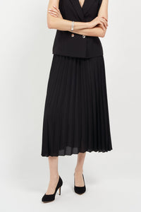 Deborah Black Kid Suede Joan Oloff Shoes