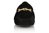 Adonis Black Nubuck Leather Loafer Joan Oloff Shoes
