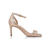 Simone Champagne Metallic Snake Joan Oloff Shoes