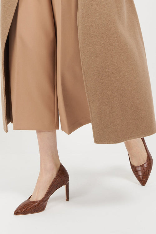 Deborah 2.0 Brown Croco Joan Oloff Shoes