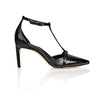 Desiree Black Nappa / Black Patent Joan Oloff Shoes
