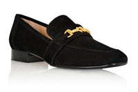 Adonis Black Nubuck Leather Loafer Joan Oloff Shoes