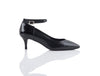 Coco - Black Nappa / Black Patent Joan Oloff Shoes