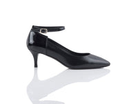 Coco - Black Nappa / Black Patent Joan Oloff Shoes