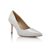 Deborah Silver Mesh Leather Joan Oloff Shoes
