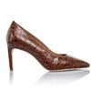 Deborah 2.0 Brown Croco Joan Oloff Shoes
