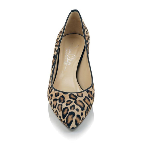 Callie Leopard Hair Calf Joan Oloff Shoes
