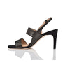 Fortune Black Shimmer Suede Joan Oloff Shoes