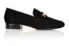 Adonis Black Nubuck Leather Loafer Joan Oloff Shoes