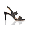 Fortune Black Shimmer Suede Joan Oloff Shoes