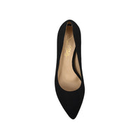Deborah Black Kid Suede Joan Oloff Shoes
