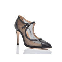 Rebecca Black Lux Nappa Black Mesh Joan Oloff Shoes