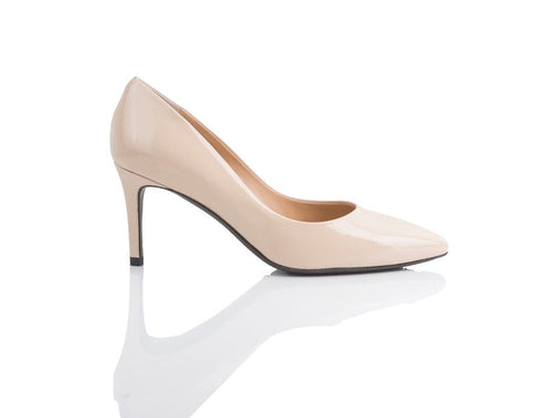 Deborah New Nude Patent - FINAL SALE Joan Oloff Shoes