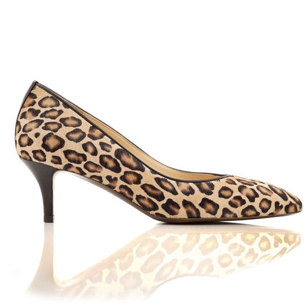 Callie Leopard Hair Calf Joan Oloff Shoes