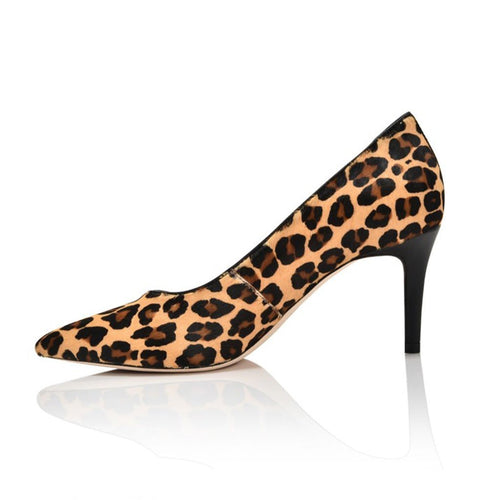 Deborah Leopard Lux Hair Calf Joan Oloff Shoes