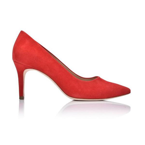 Deborah Red Hot Kiss Suede Joan Oloff Shoes