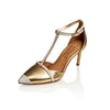 Desiree Gold / Off White Nappa Joan Oloff Shoes