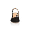 Dance Black Kid Suede/Black Mesh Joan Oloff Shoes