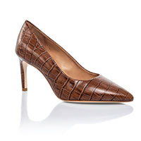 Deborah 2.0 Brown Croco Joan Oloff Shoes