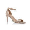 Simone Champagne Metallic Snake Joan Oloff Shoes