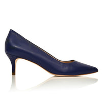 Callie Navy Lux Nappa Joan Oloff Shoes