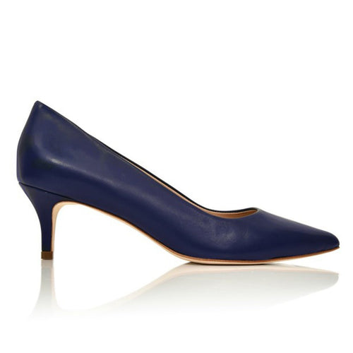 Callie Navy Lux Nappa Joan Oloff Shoes