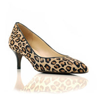 Callie Leopard Hair Calf Joan Oloff Shoes