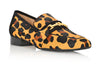Adonis Leopard Hair Calf/Black Suede Loafer Joan Oloff Shoes