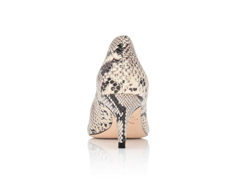 Callie Natural Printed Wild Snake Joan Oloff Shoes