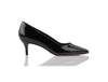 Callie Black Soft Patent Joan Oloff Shoes