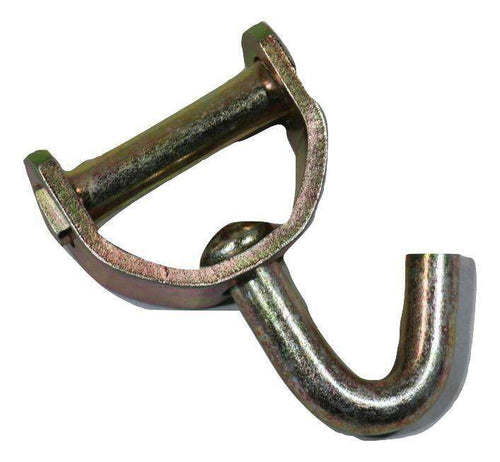 2 Inch Swivel J Hook for Auto Hauling Ratchet Strap Assemblies 10 PACK | 2SJX10 RatchetStrap.Com