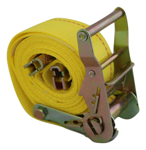 2" x 12 Ft Interior Van Ratchet E-Track Straps w/ Spring E Fittings | 100 PACK RatchetStrap.Com