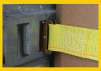 2" x 12 Ft Interior Van Ratchet E-Track Straps w/ Spring E Fittings | 16 PACK RatchetStrap.Com